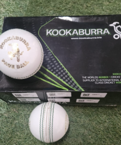Kookaburra Pace White Leather Ball